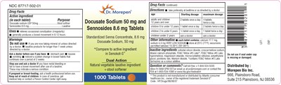 Primary Display Panel 1000 Tablets (Sennosides And Docusate Tab Pdp)